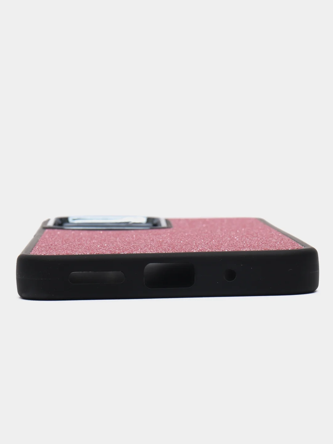 Розовый чехол для Xiaomi Redmi 12 / Сяоми Редми 12, силиконовый, с блестками