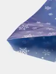 Синий пакет подарочный "Новогодний", полиэтиленовый с вырубной ручкой, 20 x 30 см, 30 мкм