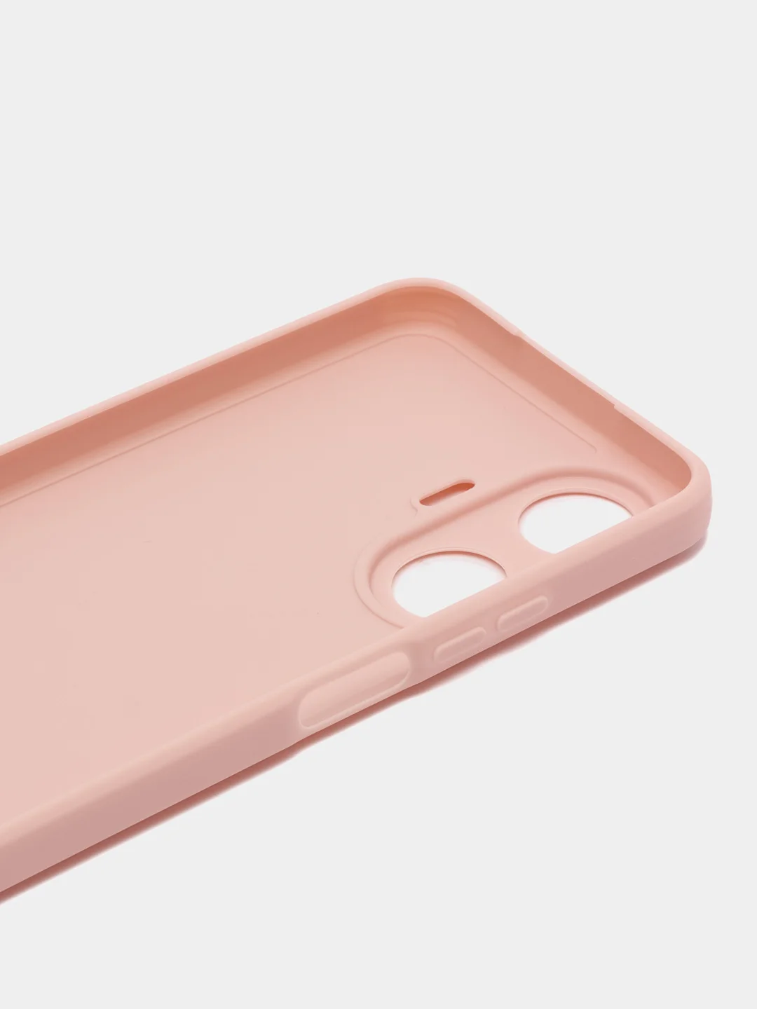 Бежевый чехол Realme C55, Реалми С55, силиконовый, матовый
