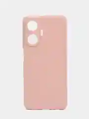 Бежевый чехол Realme C55, Реалми С55, силиконовый, матовый