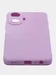 Сиреневый чехол Realme C55, Реалми С55, силиконовый, матовый