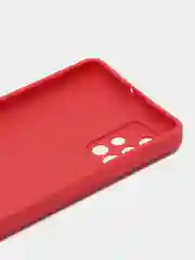 Алый чехол Samsung Galaxy A71, Самсунг Галакси А71 силиконовый, цветной, матовый