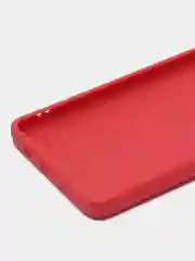 Алый чехол Samsung Galaxy A71, Самсунг Галакси А71 силиконовый, цветной, матовый