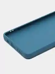 Синий чехол Samsung Galaxy A71, Самсунг Галакси А71 силиконовый, цветной, матовый