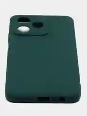 Тёмно-зелёный чехол для Realme C51, C53 / Реалми C51, С53 / Realme Note 50, силиконовый, матовый