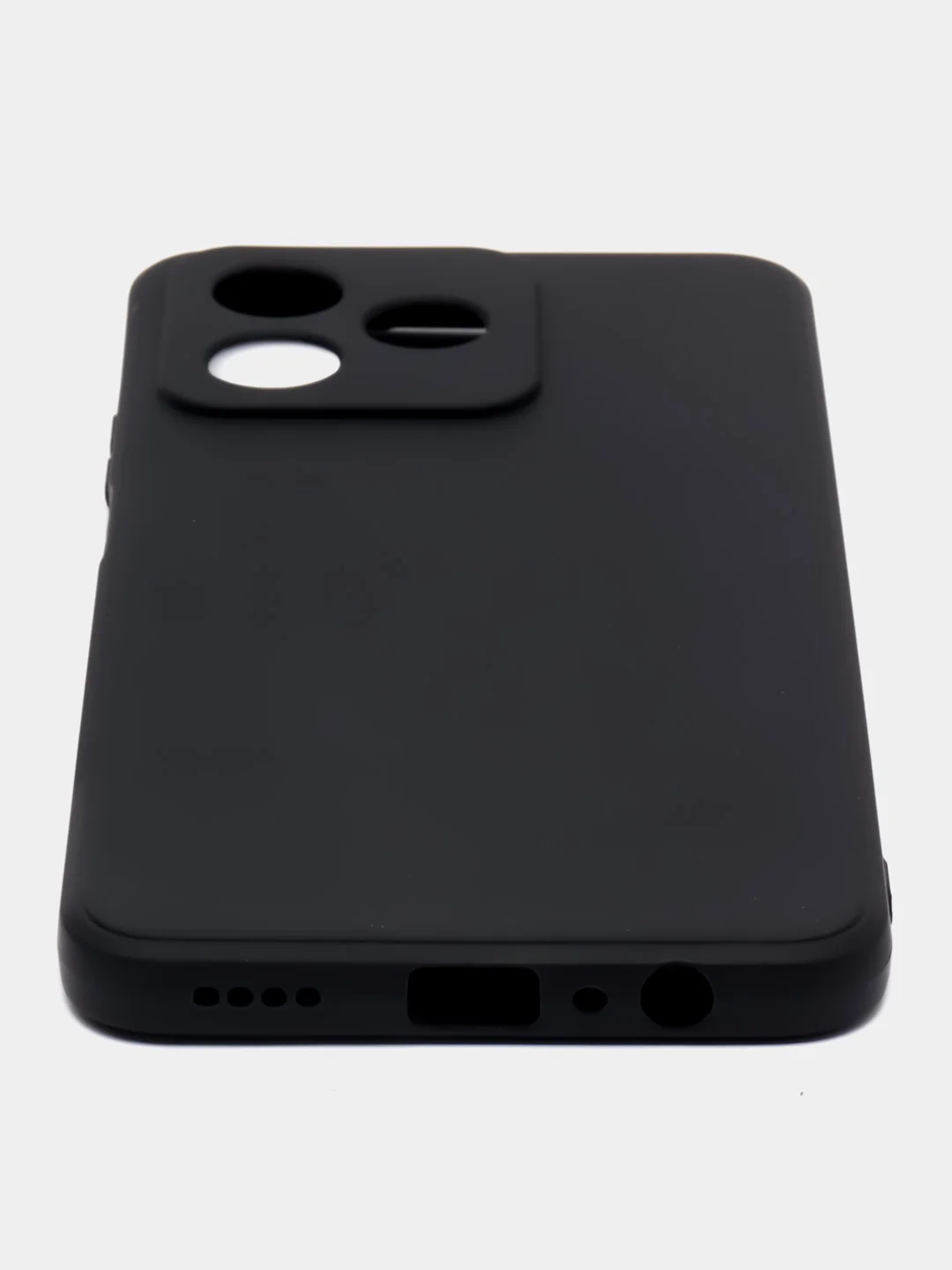 Черный чехол для Realme C51, C53 / Реалми C51, С53 / Realme Note 50, силиконовый, матовый