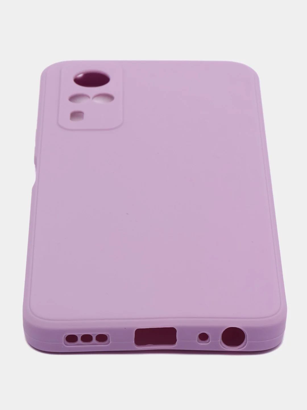 Сиреневый чехол для Vivo Y31 2021 / Vivo Y51 2020 / Y53S 4G / Y33 4G, силиконовый, матовый