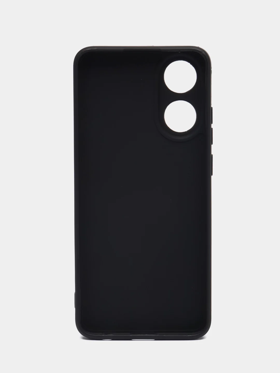 Черный чехол Oppo A78 / Оппо А78, черный, силиконовый