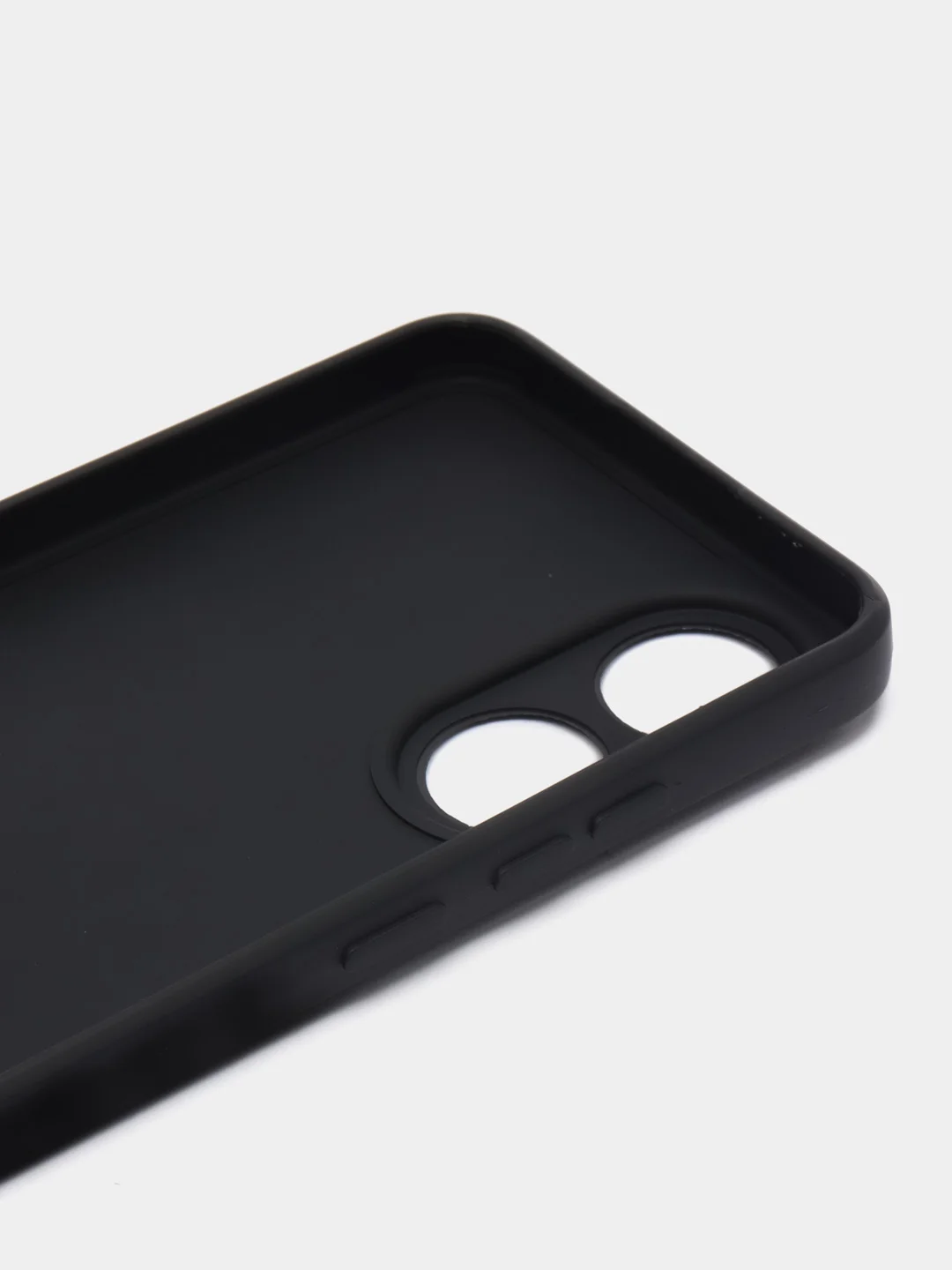 Черный чехол Oppo A78 / Оппо А78, черный, силиконовый