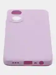 Сиреневый чехол Oppo A78 / Оппо А78, силиконовый, матовый