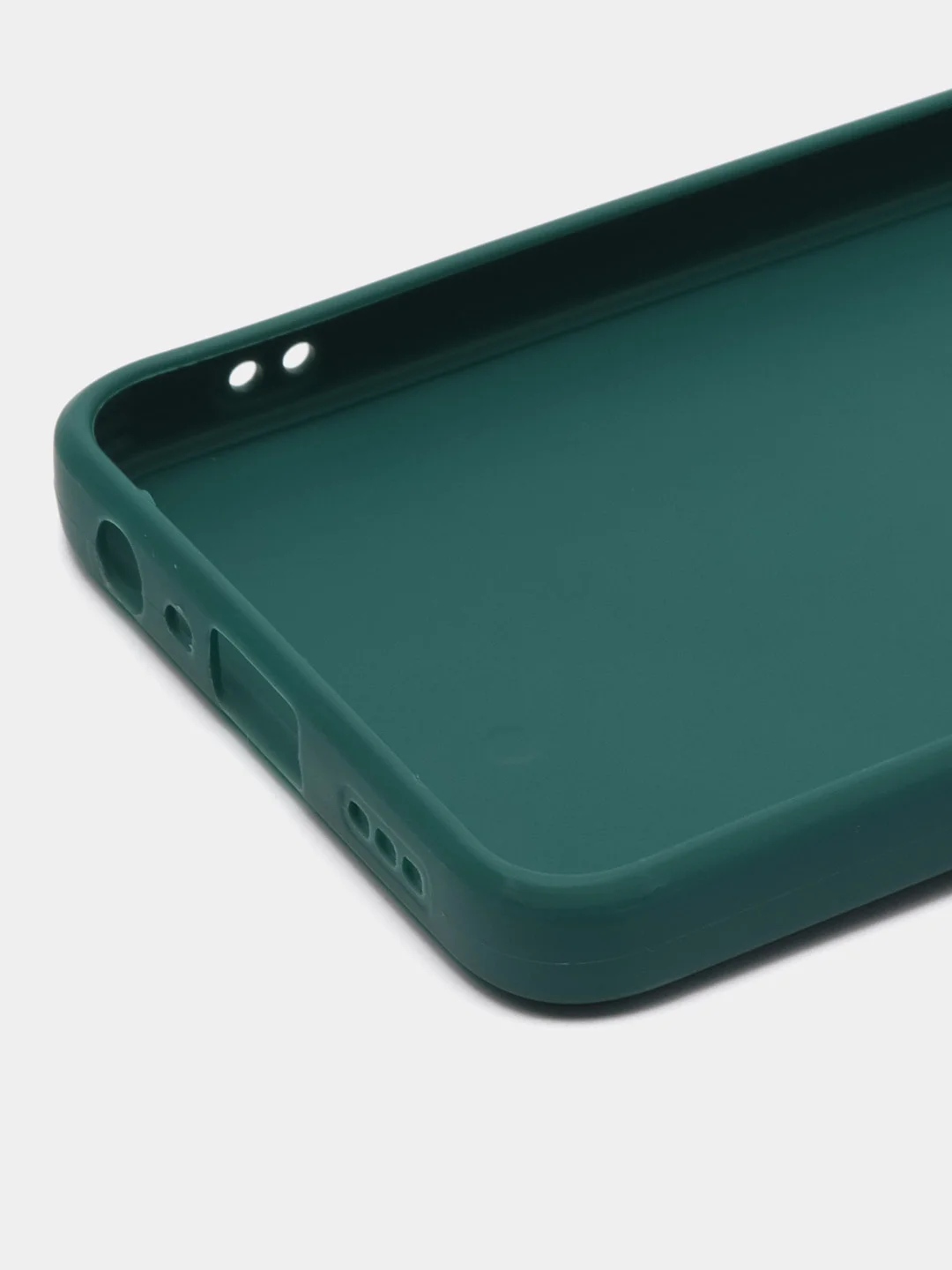 Тёмно-зелёный чехол Oppo A78 / Оппо А78, силиконовый, матовый