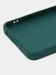 Тёмно-зелёный чехол Oppo A78 / Оппо А78, силиконовый, матовый