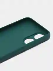 Тёмно-зелёный чехол Oppo A78 / Оппо А78, силиконовый, матовый