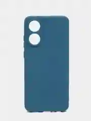 Темно-синий чехол Oppo A78 / Оппо А78, силиконовый, матовый
