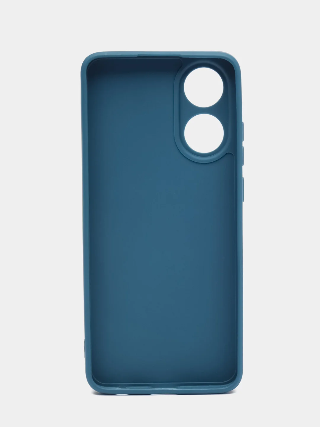 Темно-синий чехол Oppo A78 / Оппо А78, силиконовый, матовый