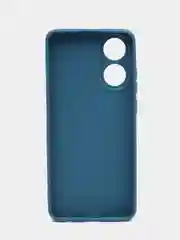 Темно-синий чехол Oppo A78 / Оппо А78, силиконовый, матовый