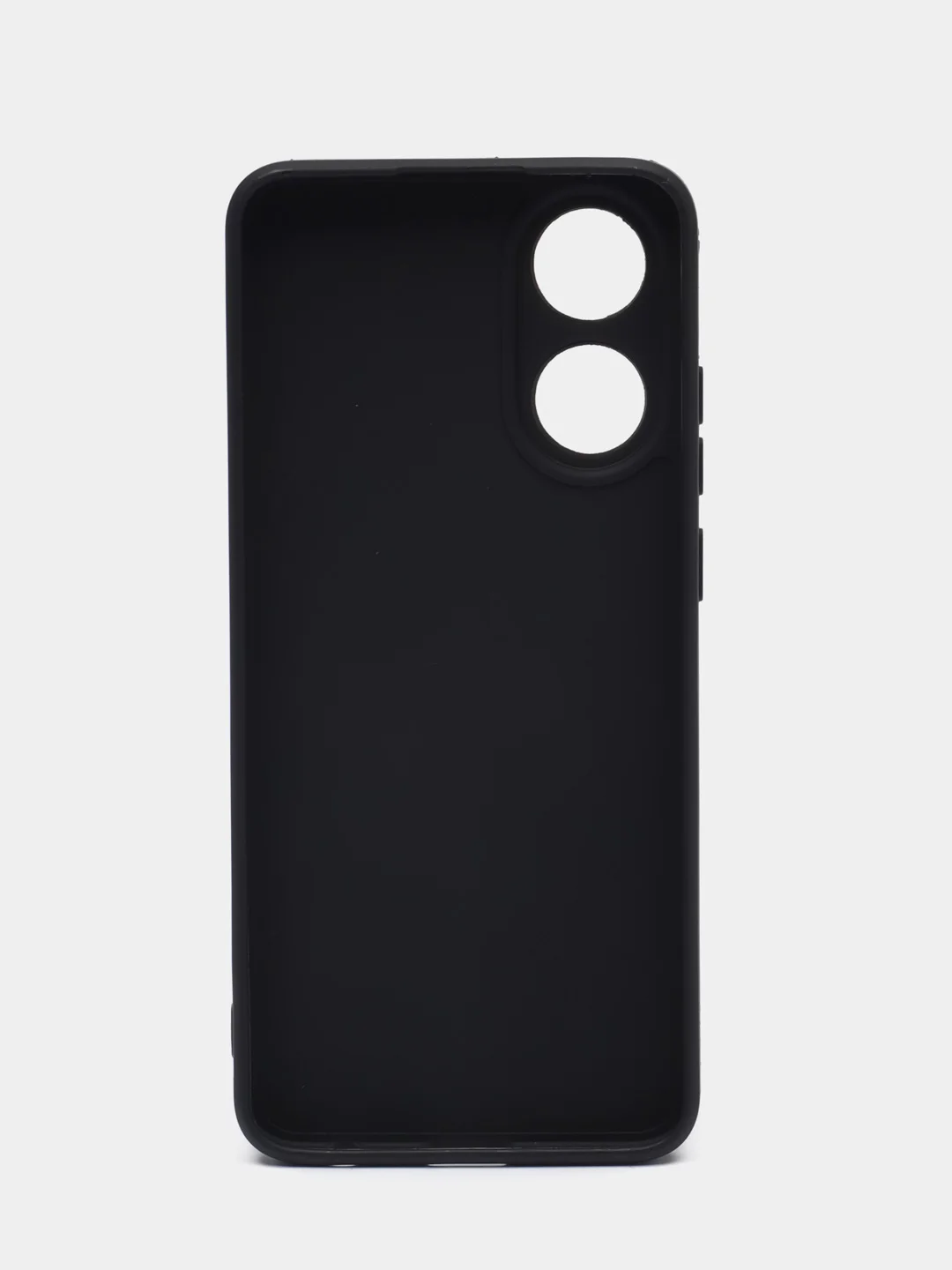 Черный чехол Oppo A78 / Оппо А78, силиконовый, матовый