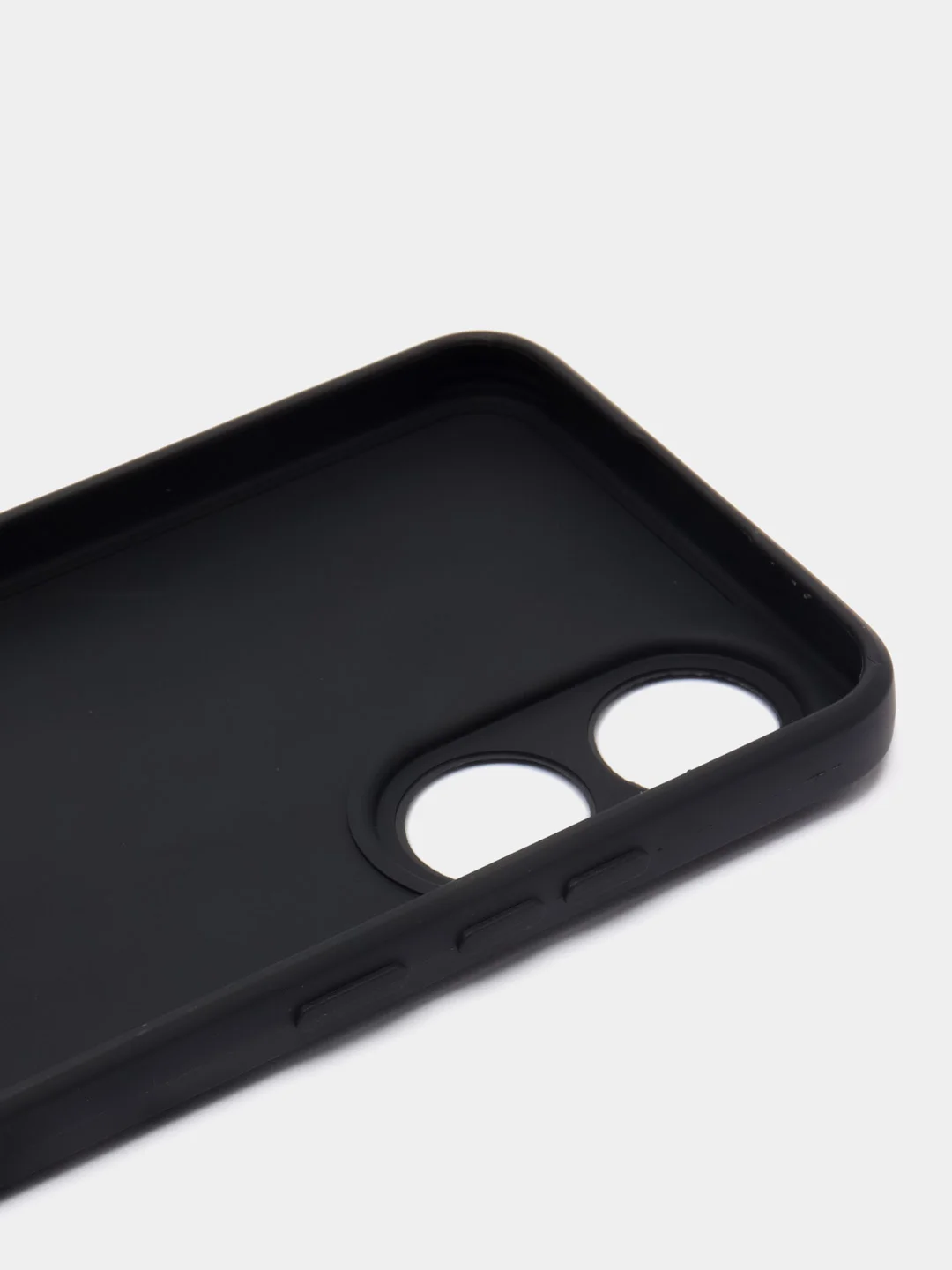 Черный чехол Oppo A78 / Оппо А78, силиконовый, матовый