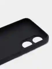 Черный чехол Oppo A78 / Оппо А78, силиконовый, матовый