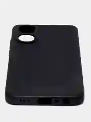 Черный чехол Oppo A78 / Оппо А78, силиконовый, матовый