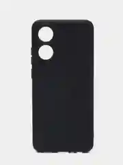 Черный чехол Oppo A78 / Оппо А78, силиконовый, матовый