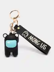 Черный брелок "Among Us" на рюкзак/на ключи/на сумку
