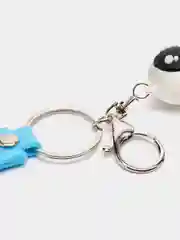 Голубой брелок "Космонавт" на рюкзак/на ключи/на сумку