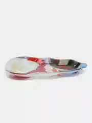 Красный блюдо новогоднее, стеклянное, керамика сервировочное
