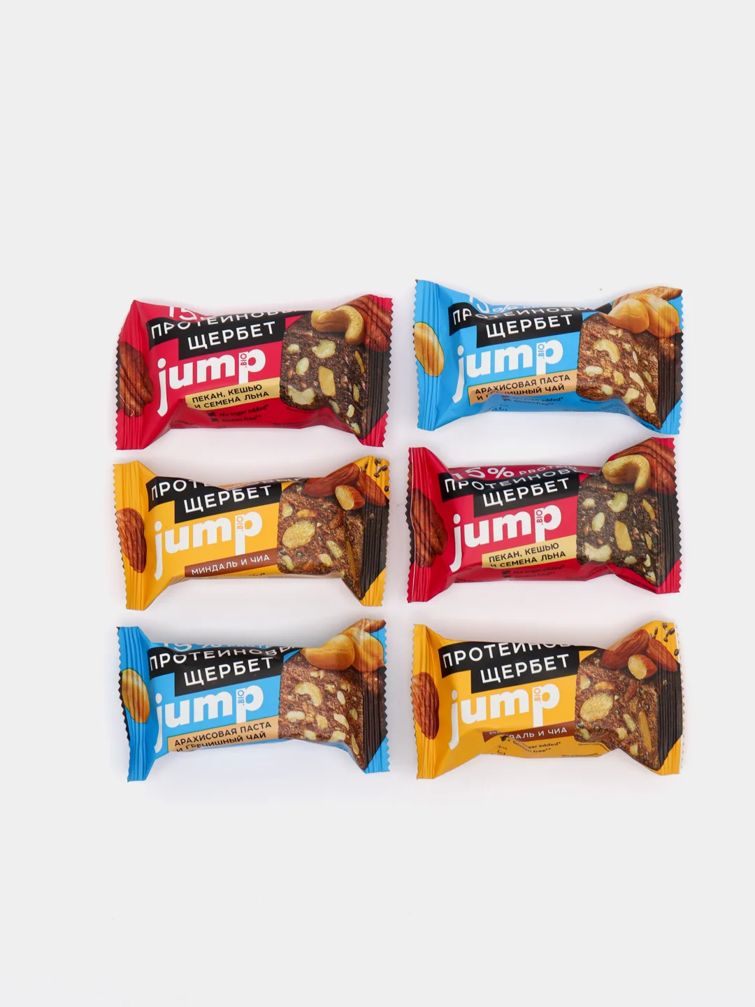 Белый протеиновый щербет JUMP.BIO, без сахара, 300 г