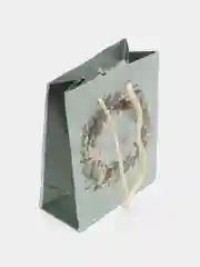 Красный подарочный новогодний пакет, 12 x 15 х 5,5 см