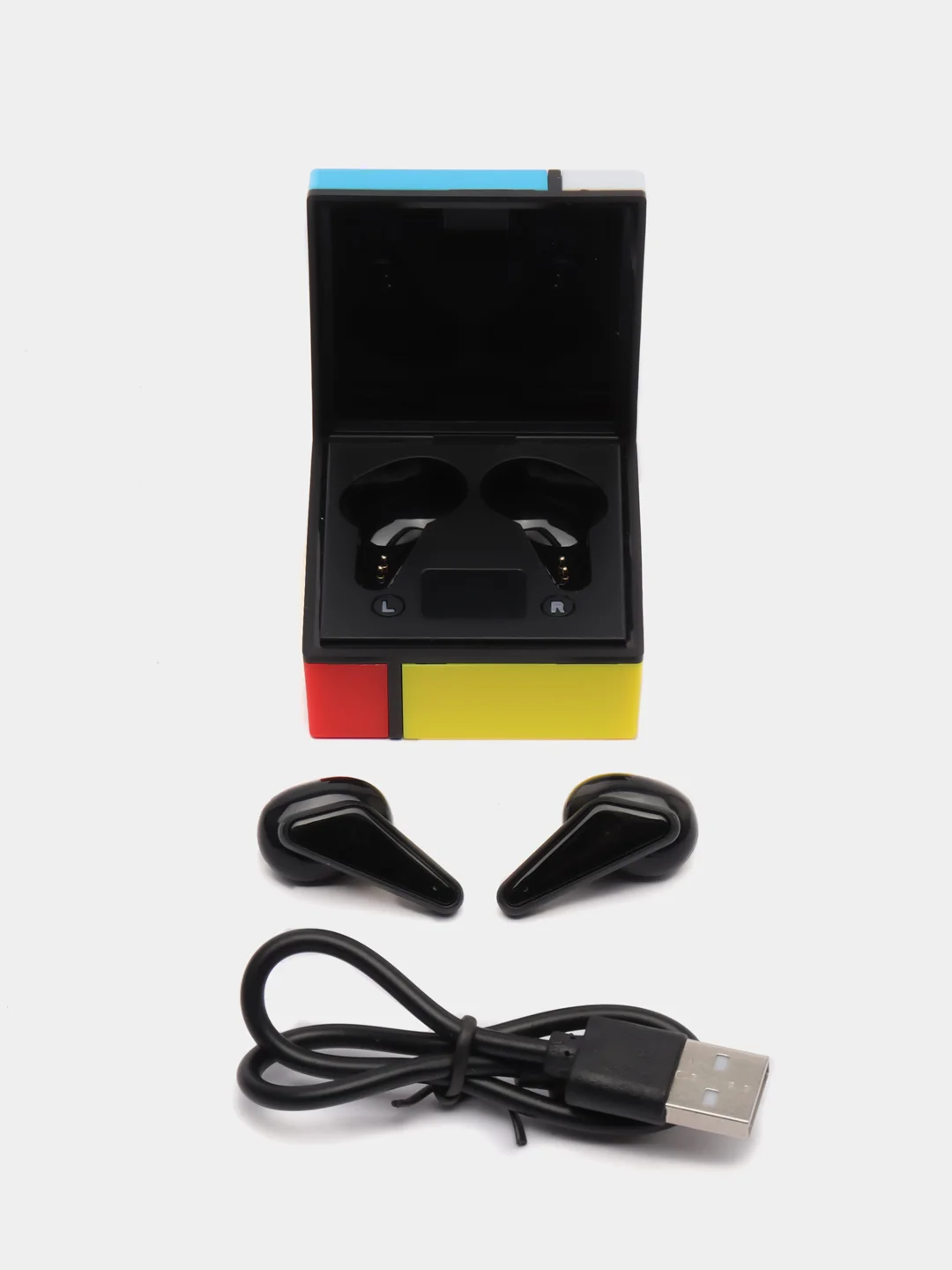 Красный наушники игровые K55, беспроводные
