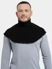 Черный манишка, манишка унисекс, манишка унисекс зимняя, манишка вязанная