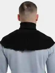 Черный манишка, манишка унисекс, манишка унисекс зимняя, манишка вязанная