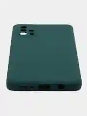 Тёмно-зелёный чехол Samsung Galaxy A71, Самсунг Галакси А71 силиконовый, цветной, матовый