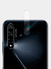 Защитное стекло на камеру Rosco для телефона Honor 20 и Huawei Nova 5T закаленное