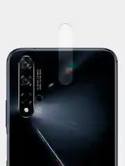 Прозрачный защитное стекло на камеру Rosco для телефона Honor 20 и Huawei Nova 5T закаленное