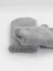 Серый варежки женские