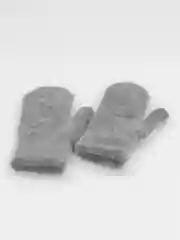Серый варежки женские
