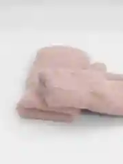 Пудровый варежки женские