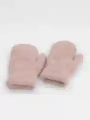 Пудровый варежки женские