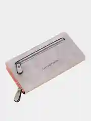 Серый кошелек женский