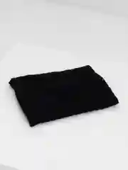 Черный женский теплый платок бактус