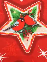 Коралловый полотенце кухонное из рогожки "Новый год"