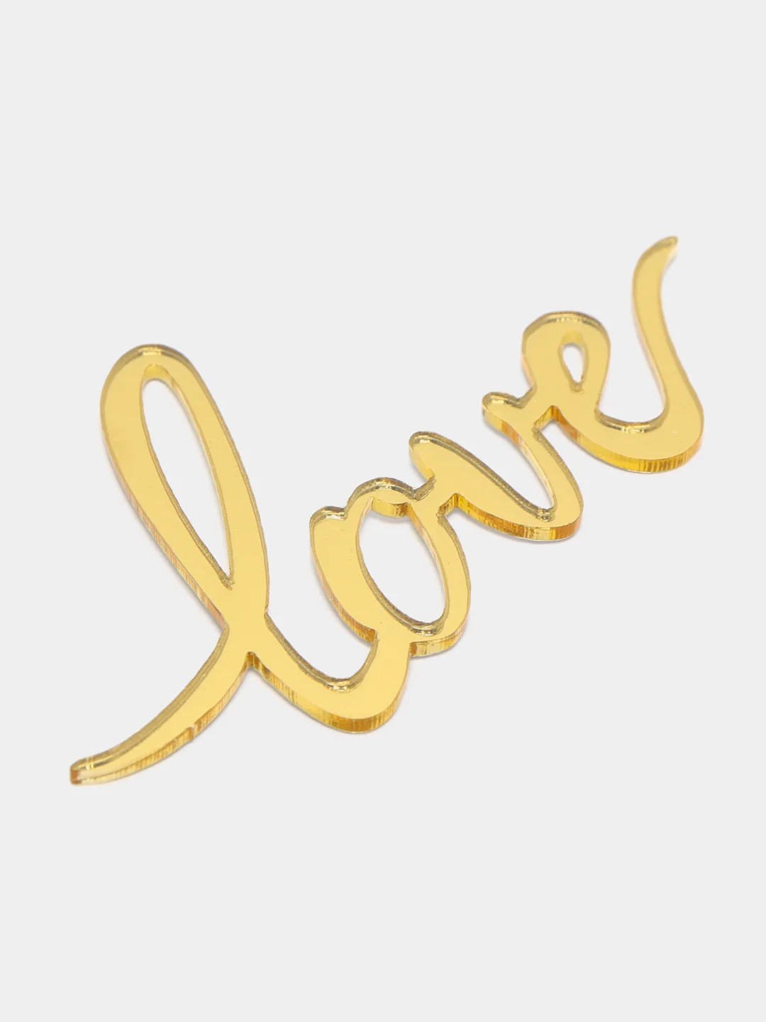 Золотистый хаки топпер для украшения торта "Love", мини