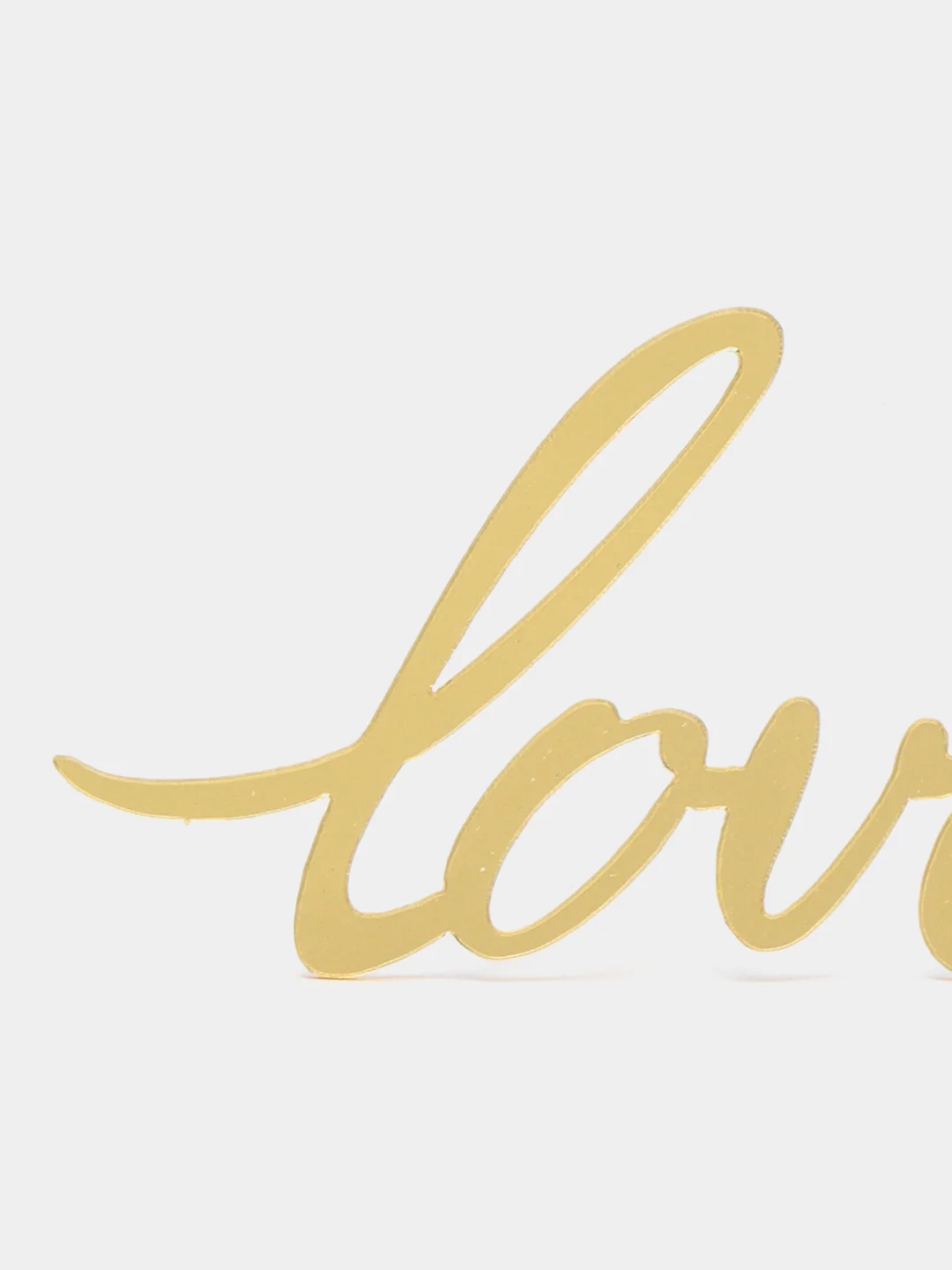 Золотистый хаки топпер для украшения торта "Love", мини