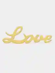 Золотистый хаки топпер для украшения торта "Love", мини