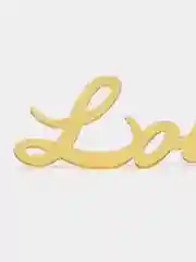 Золотистый хаки топпер для украшения торта "Love", мини