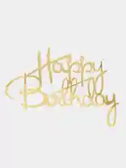 Топпер для украшения торта Happy birthday