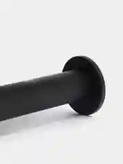 Черный держатель для туалетной бумаги