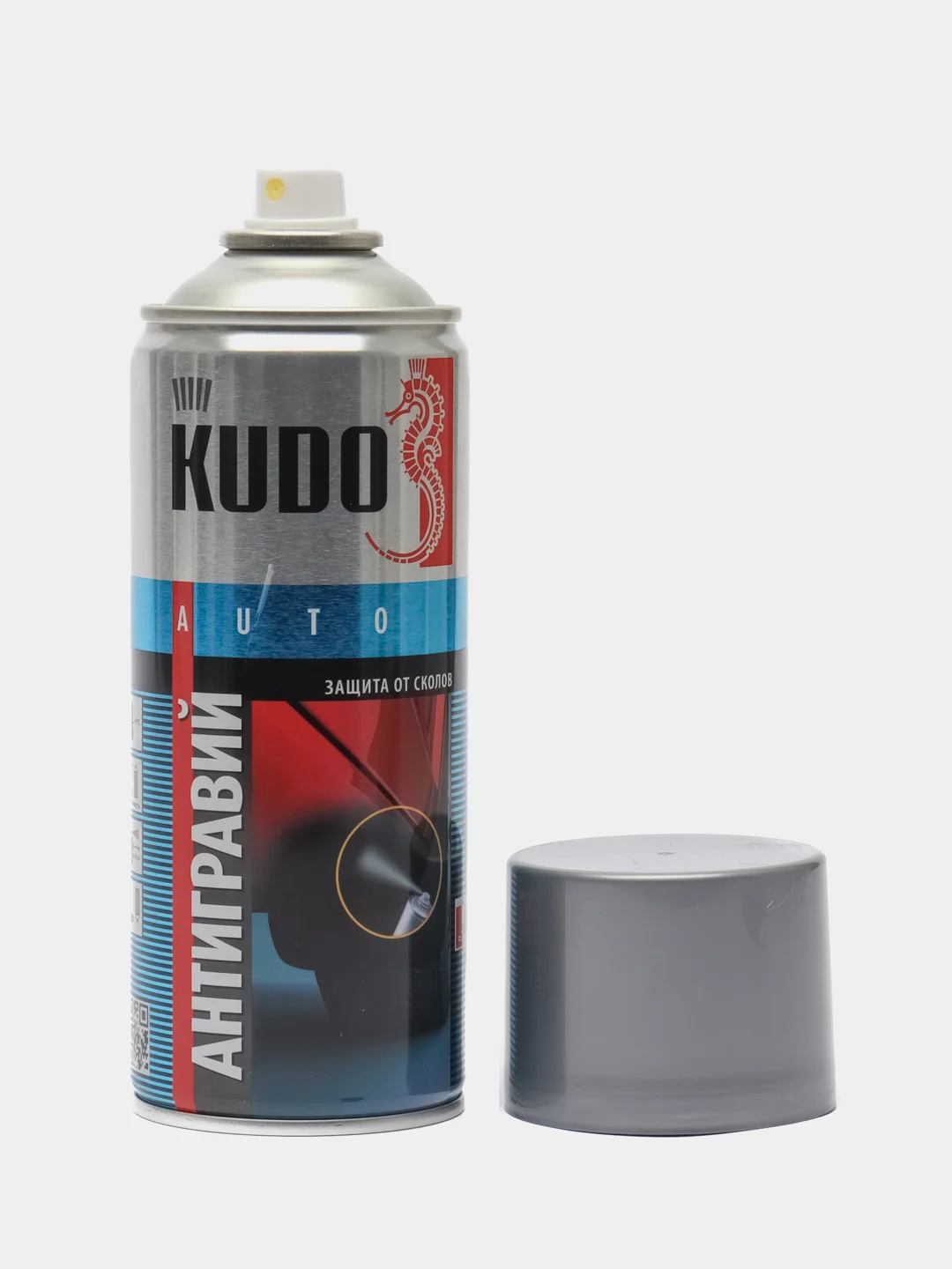 Антигравий Kudo серый, аэрозоль, 520 мл